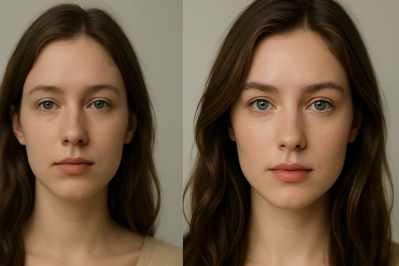 Antes e depois com upscaling 4x evidenciando detalhes