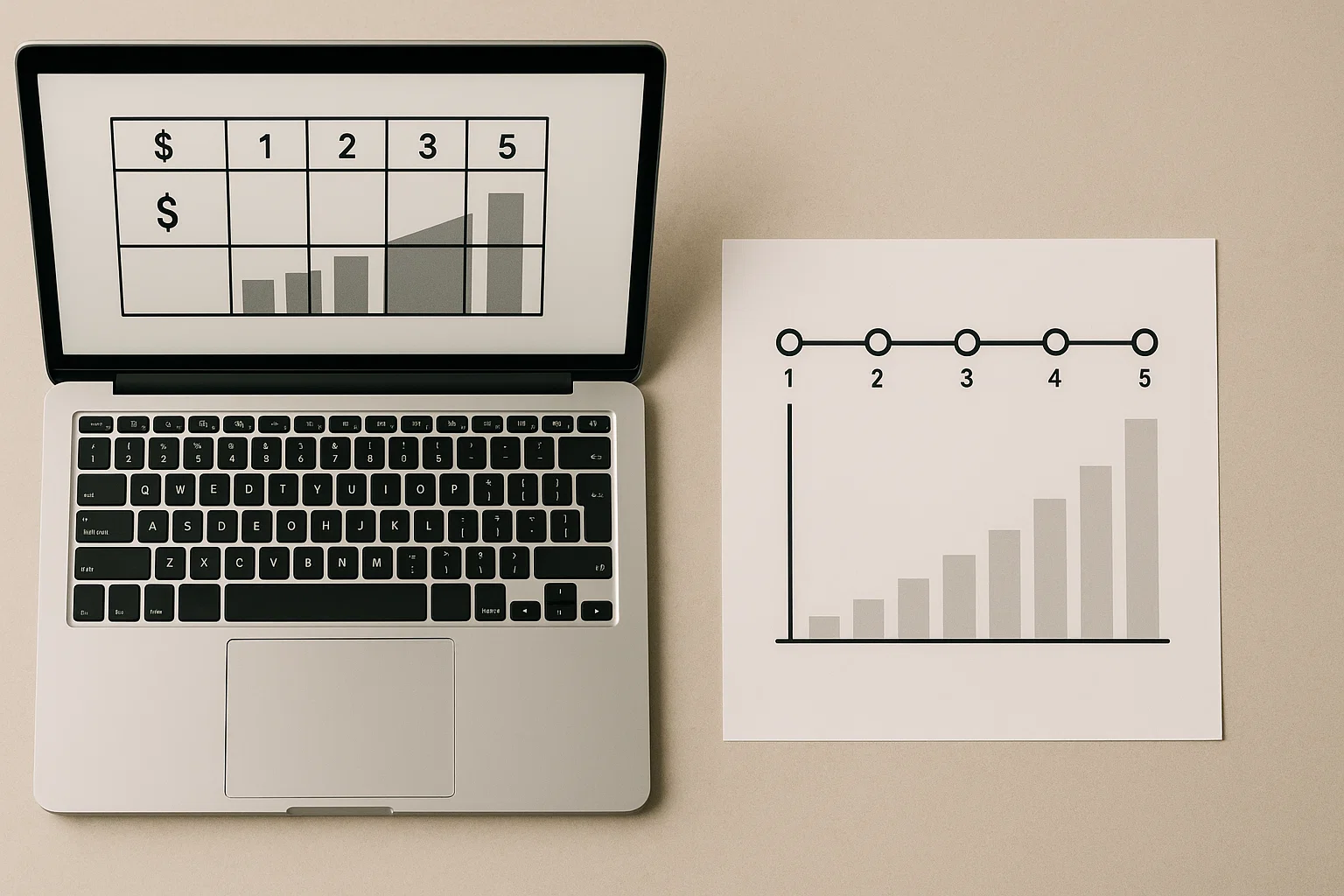 Planilha de ROI e gráfico de tempo de lançamento